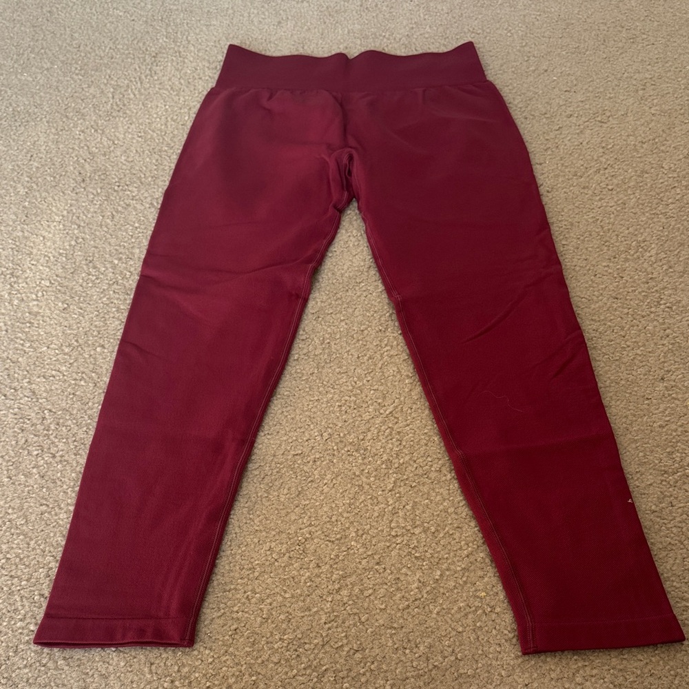 Women's Burgundy Leggings